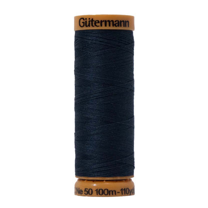 Gutermann Natural Cotton Thread 100m - 6230 Navy