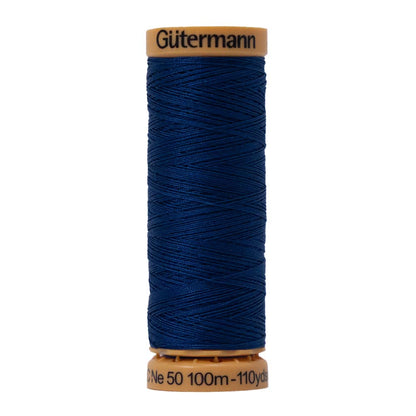 Gutermann Natural Cotton Thread 100m - 6700 Sapphire
