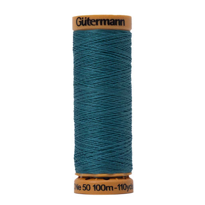 Gutermann Natural Cotton Thread 100m - 7620 Nile River Green