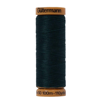 Gutermann Natural Cotton Thread 100m - 8100 Black Forest