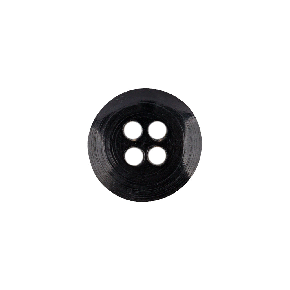 Black Horn Button - 24L/15mm Detail