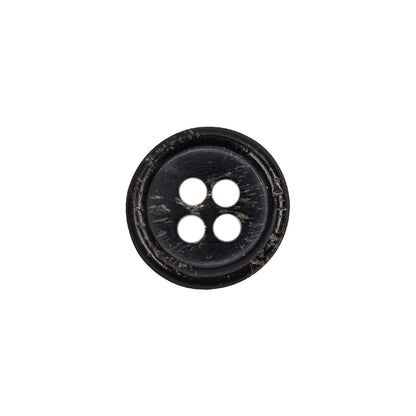 Black Horn Button - 24L/15mm