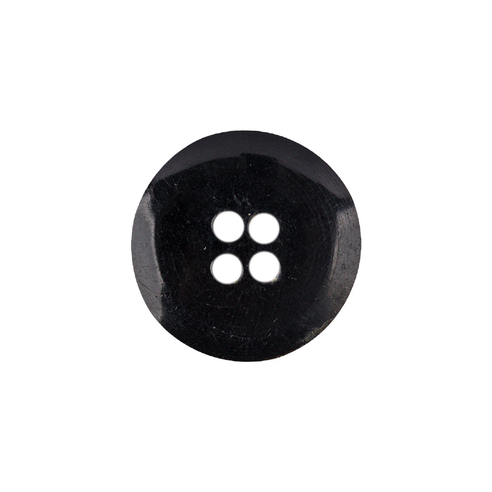 Black Horn Button - 32L/20mm Detail