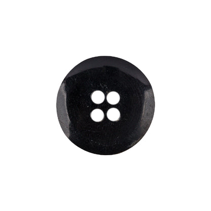 Black Horn Button - 32L/20mm Detail