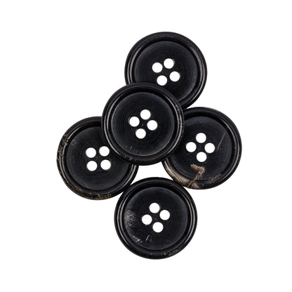 Black Horn Button - 32L/20mm Full
