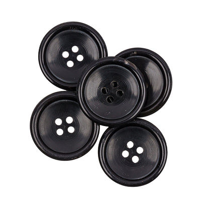 Black Horn Button - 40L/25.5mm Full