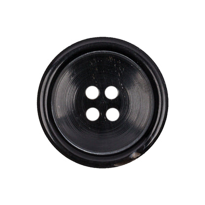 Black Horn Button - 40L/25.5mm