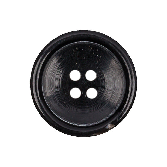 Black Horn Button - 40L/25.5mm