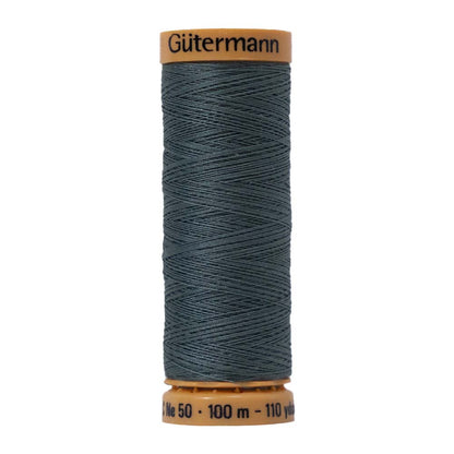 Gutermann Natural Cotton Thread 100m - 7600 Light Slate