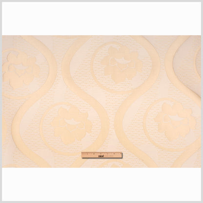 Cream Floral Poly Full