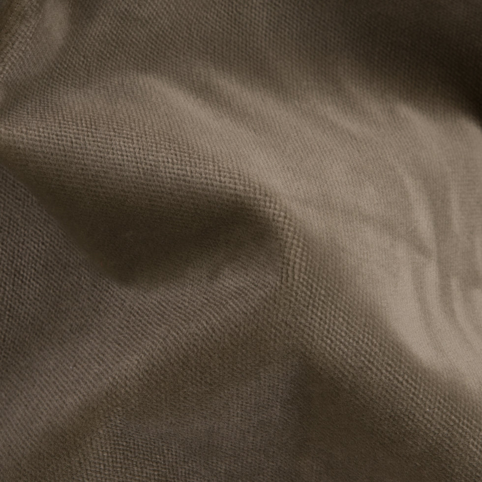 Lichen Solid Cotton Velvet Folded