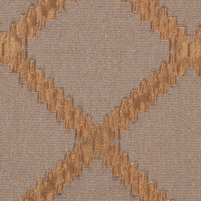 Taupe Diamonds Brocade - Detail