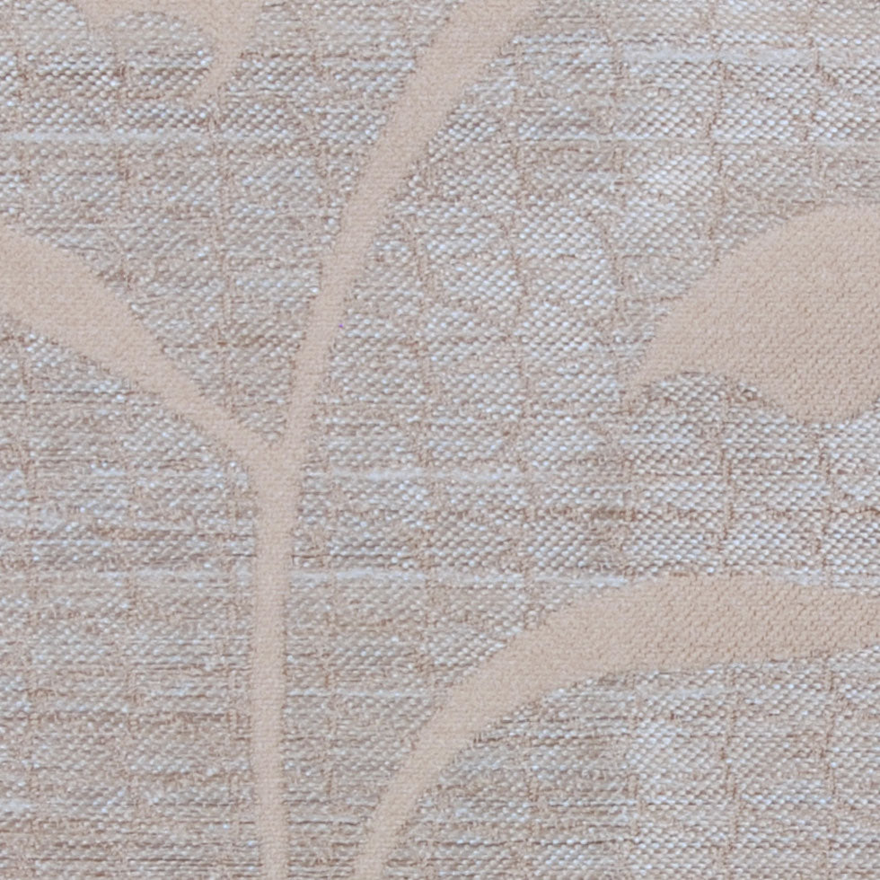 Beige Damask Floral Poly - Detail