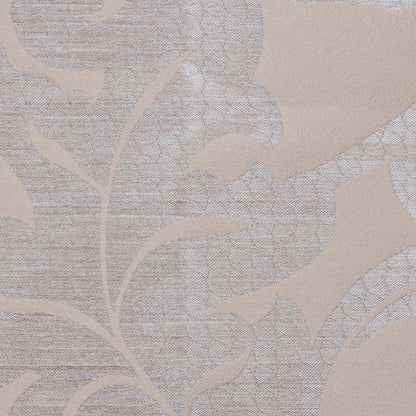 Beige Damask Floral Poly