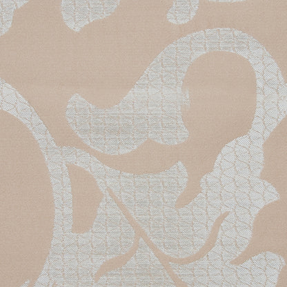Wheat Damask Floral Poly