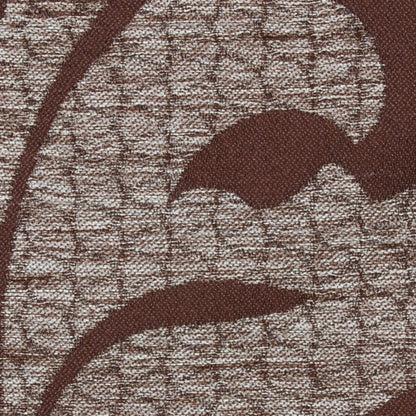 Chocolate Damask Floral Poly - Detail