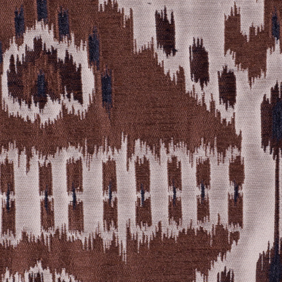Brown Ikat Poly - Detail