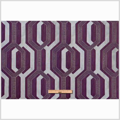Plum Geometric Poly Full