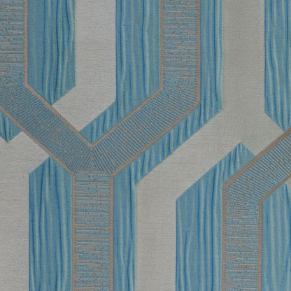 Blue Geometric Poly - Detail