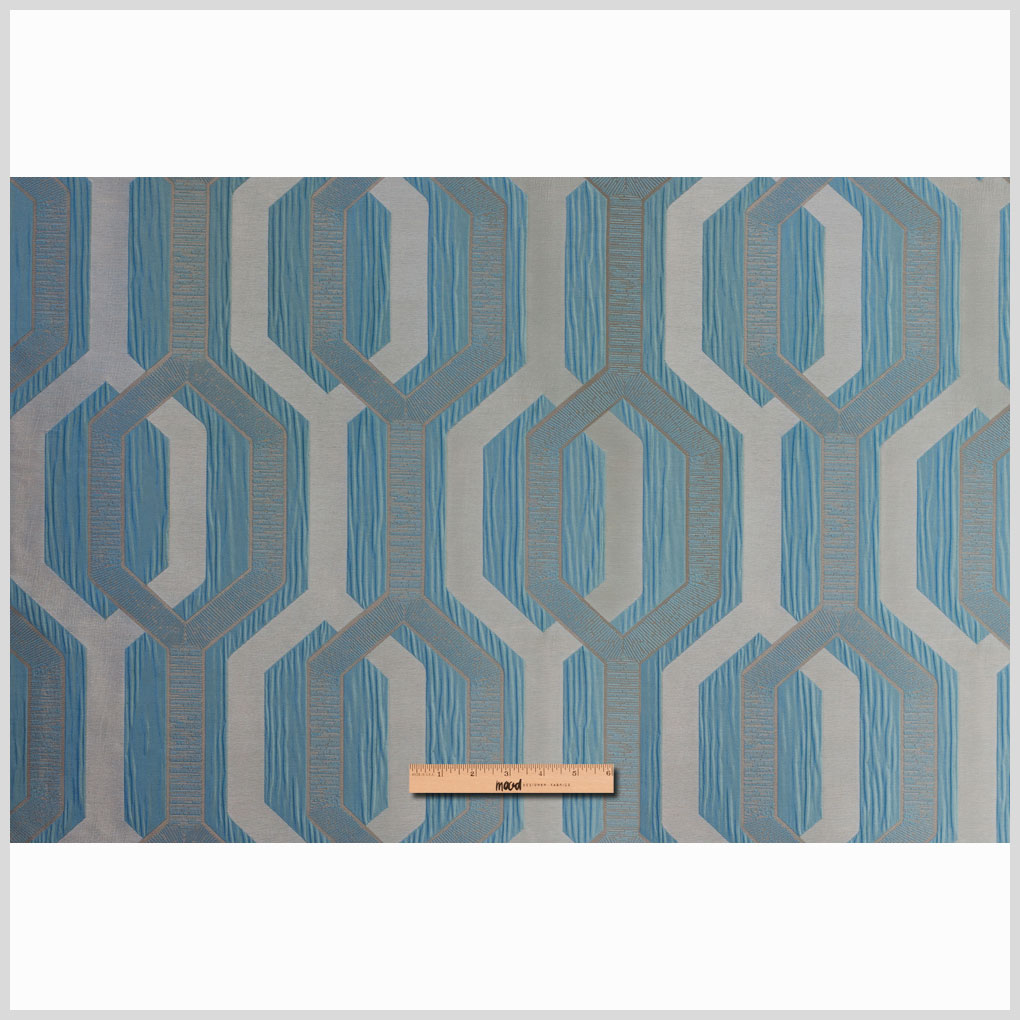 Blue Geometric Poly - Full