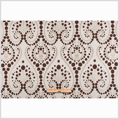 Brown Swirls Cotton Blend Full