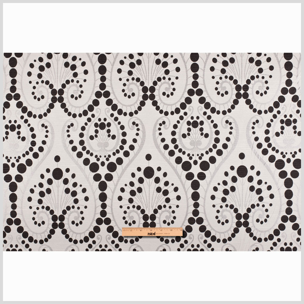 Black Swirls Cotton Blend - Full
