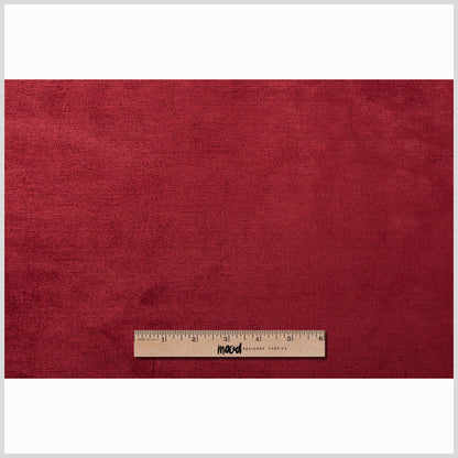 Red Solid Chenille Full
