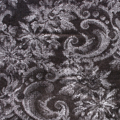 Dark Gray Classical Shimmery Velvet