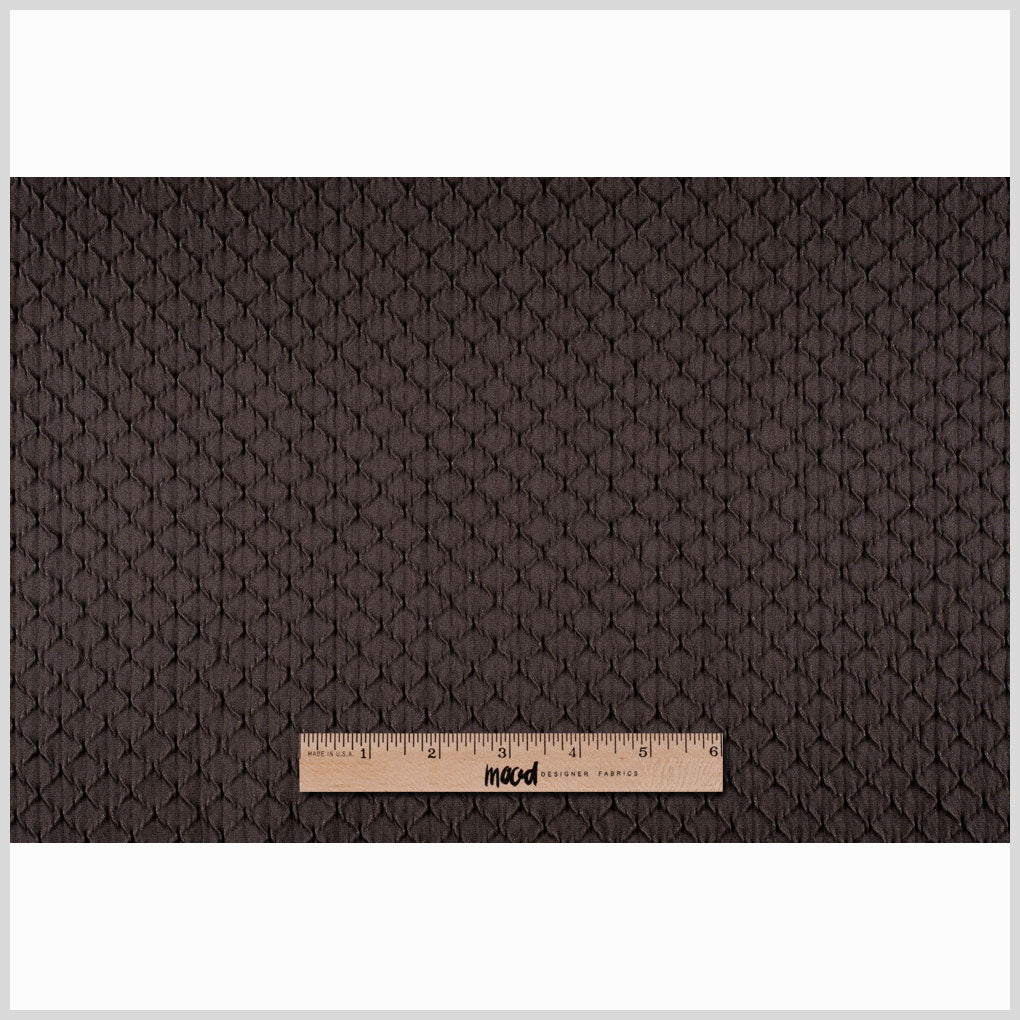 Brown Diamonds Satin Poly - Full