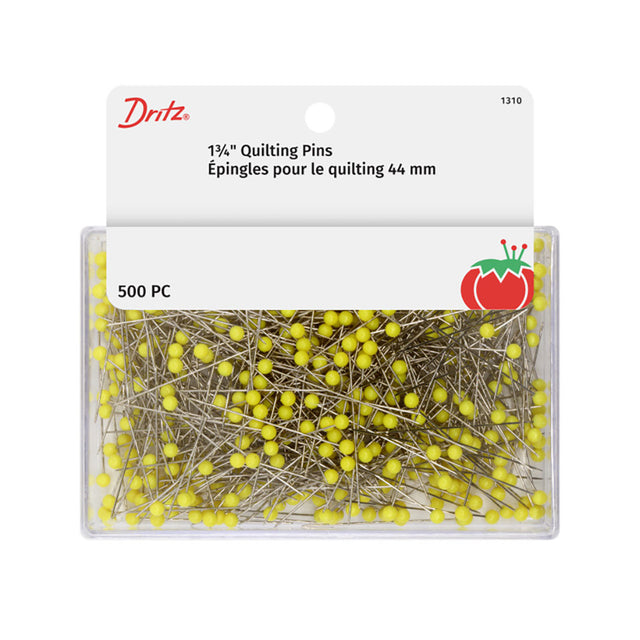 Dritz Quilting Pins - 1.75" Yellow - 500ct