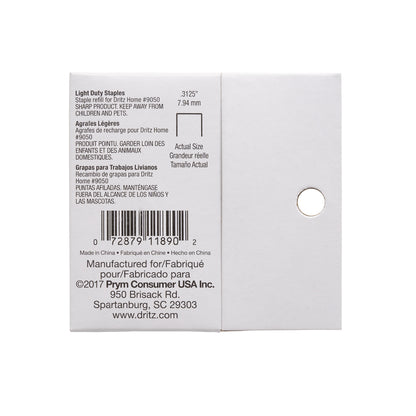 Dritz Light Duty Refill Staples - 5/16"