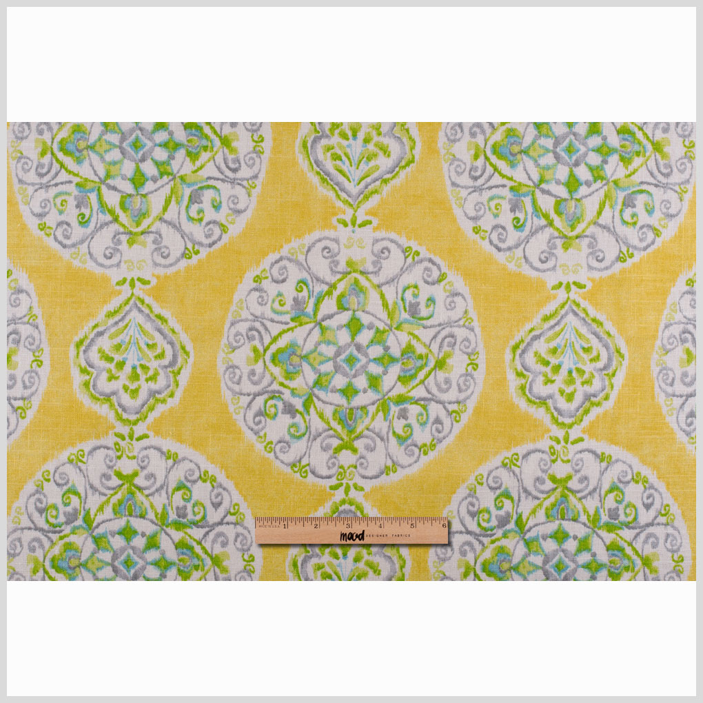 Citrus Medallion Linen-Blend - Full