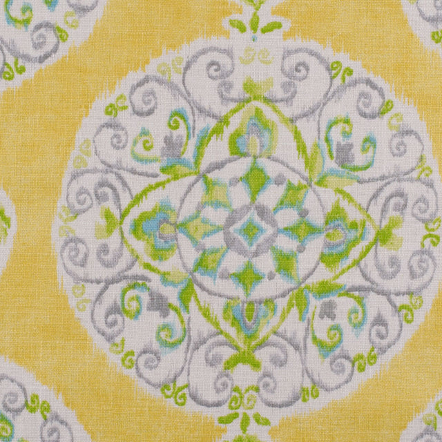 Citrus Medallion Linen-Blend