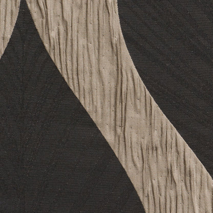 Ebony  Bold Leaves Polyester Detail