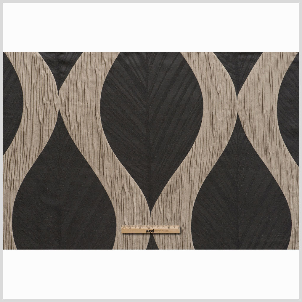 Ebony  Bold Leaves Polyester Full