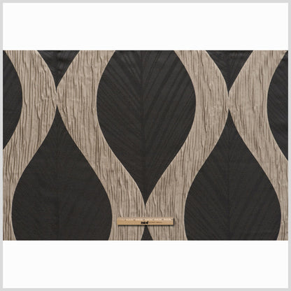 Ebony  Bold Leaves Polyester Full