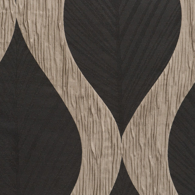 Ebony  Bold Leaves Polyester