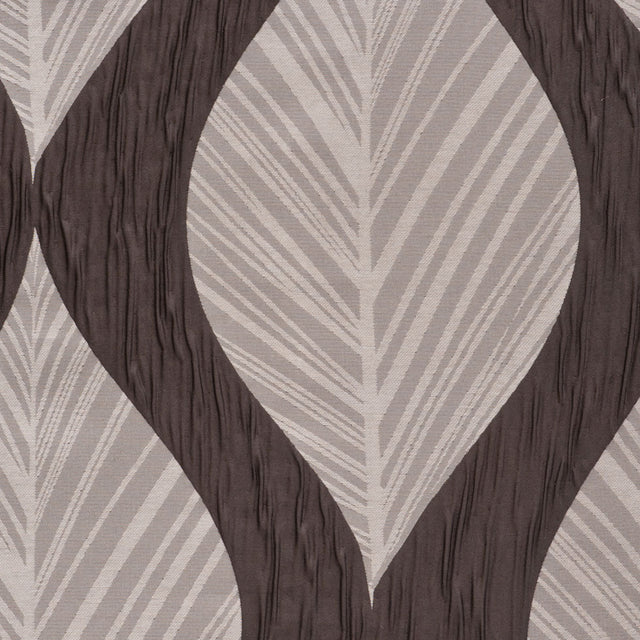 Bark  Bold Leaves Polyester