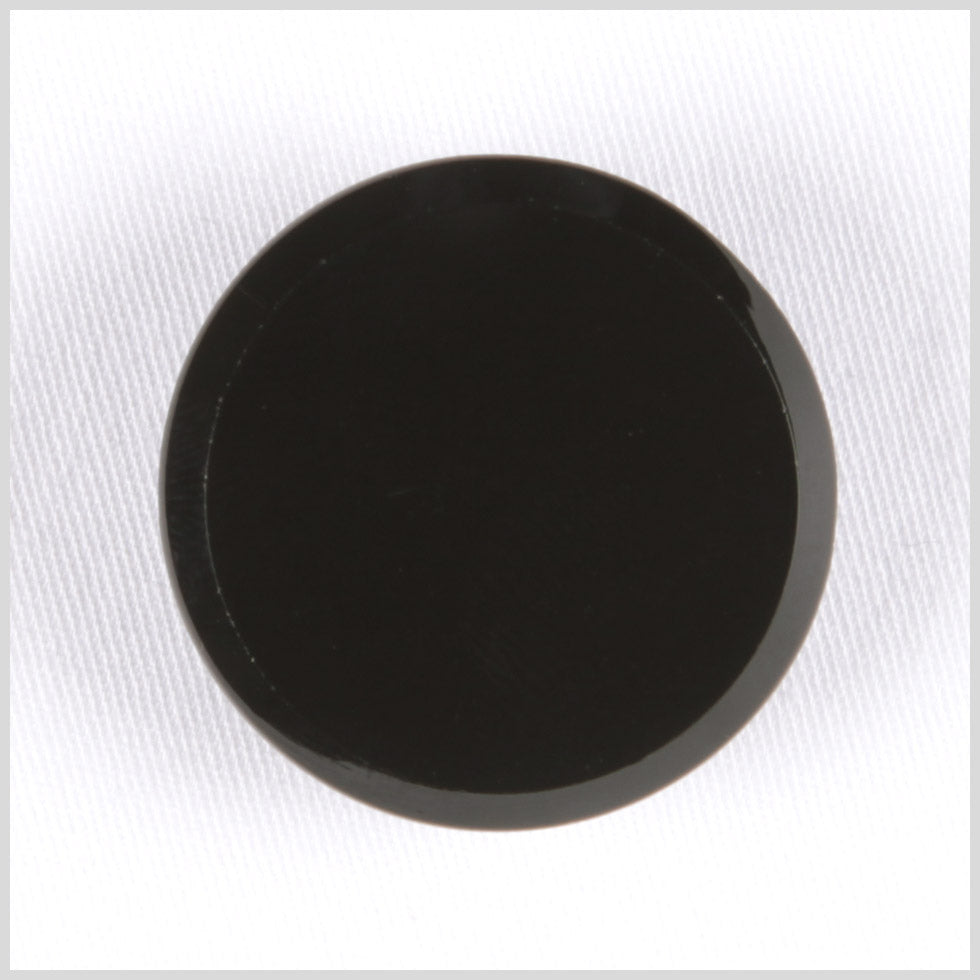 Black Glass Button - 22L/14mm