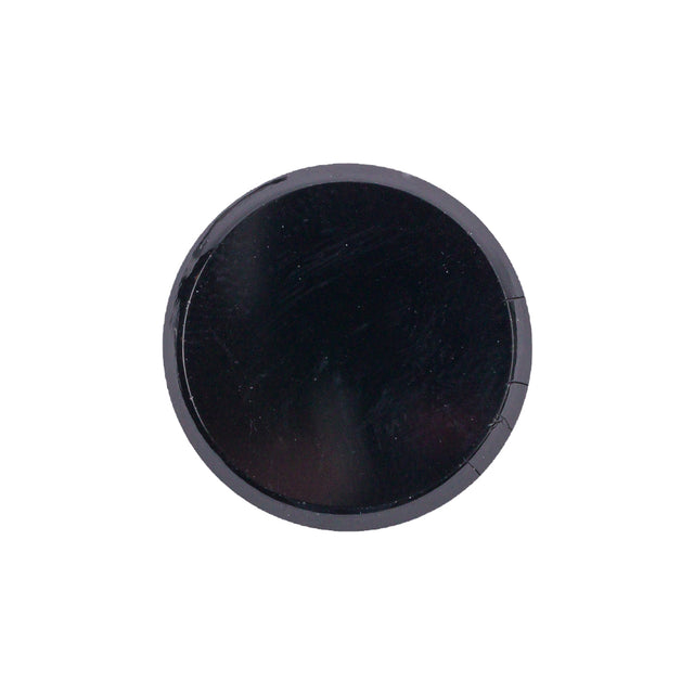 Black Glass Button - 36L/23mm