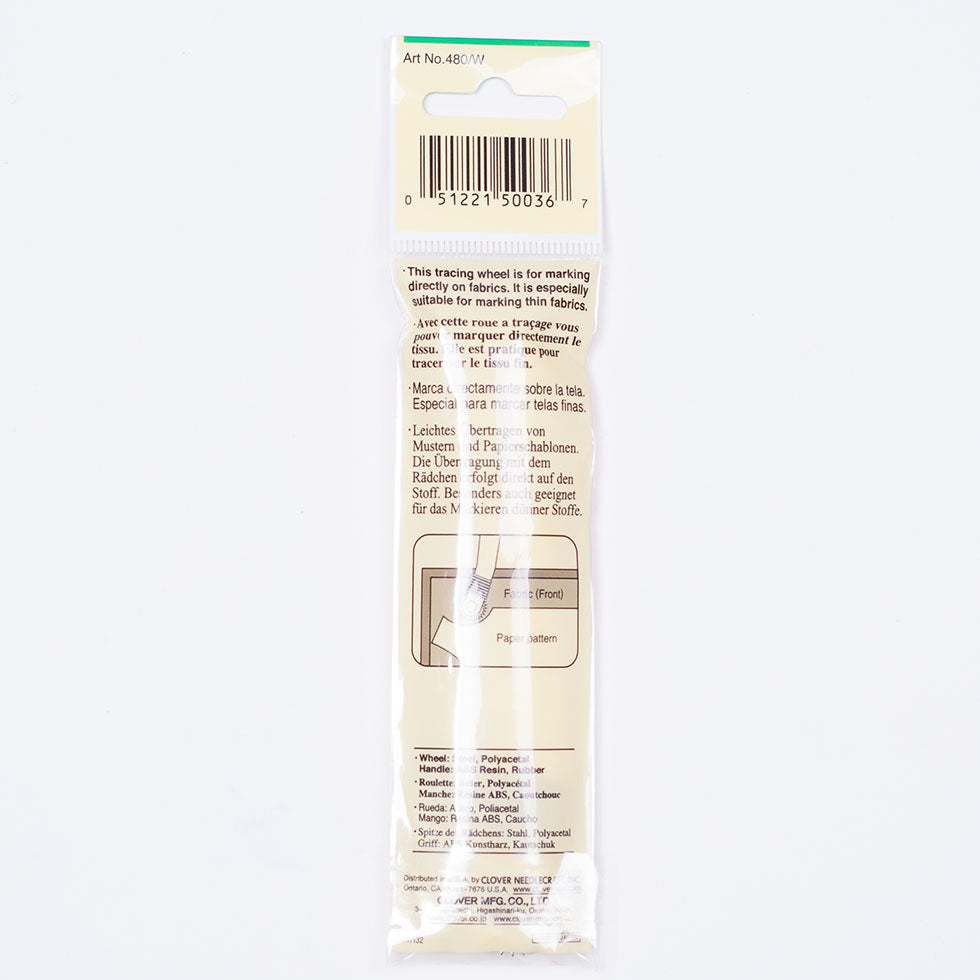 Clover Tracing Wheel Serrated - Detail