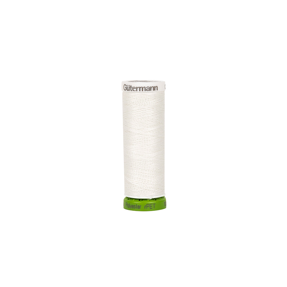 111 Oyster 100m Gutermann 100% Recycled Polyester Thread