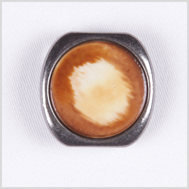 Titan Beige Metal Button - 28L/18mm