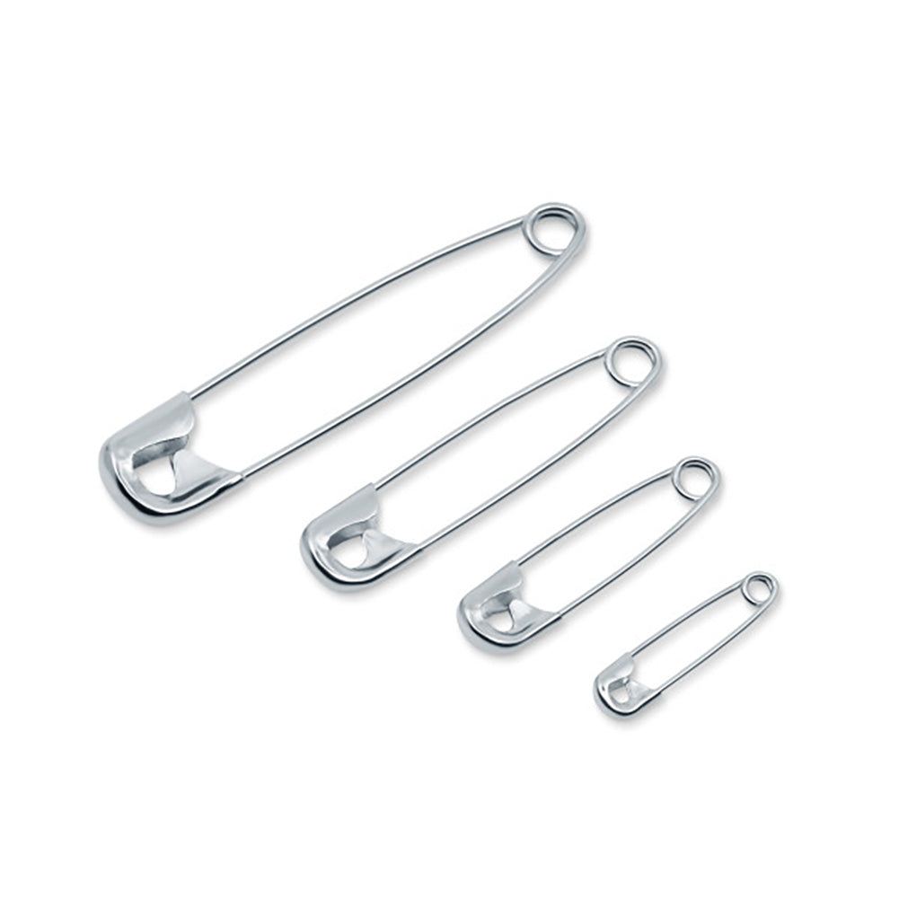 Dritz Safety Pins - Nickel Assorted Sizes - 100ct - Folded