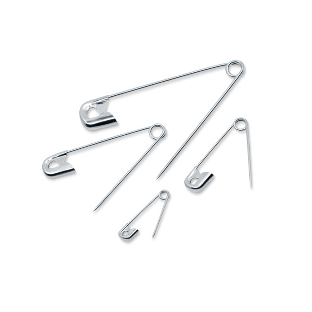 Dritz Safety Pins - Nickel Assorted Sizes - 100ct - Detail