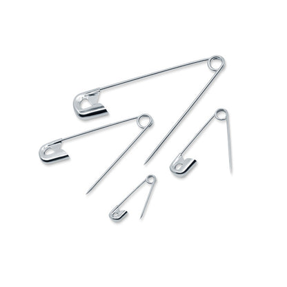 Dritz Safety Pins - Nickel Assorted Sizes - 100ct