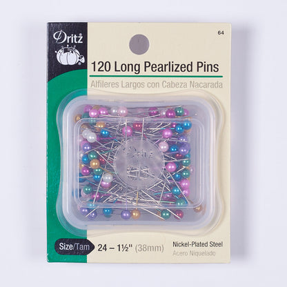 Dritz 120 Long Pearlized Pins