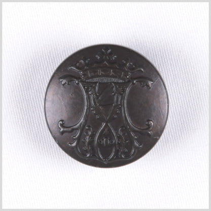 Black Matte Metal Blazer Button - 36L/23mm