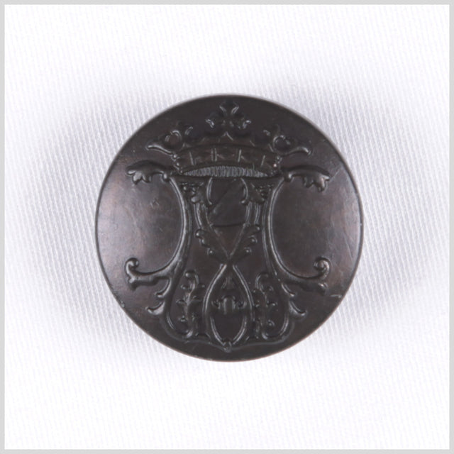 Black Matte Metal Blazer Button - 36L/23mm