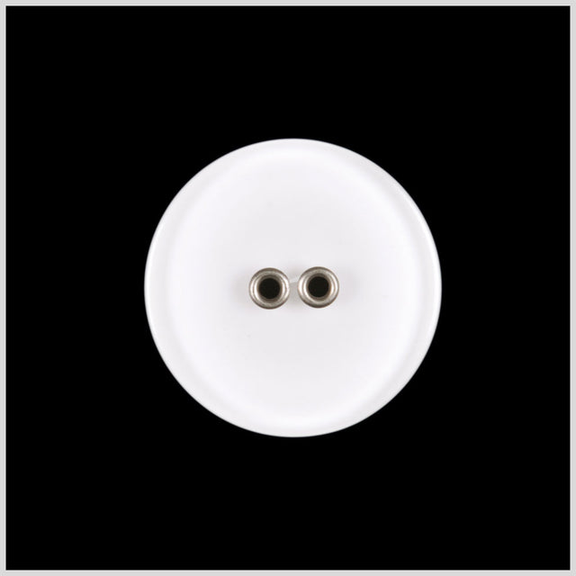 White Plastic Button - 28L/18mm